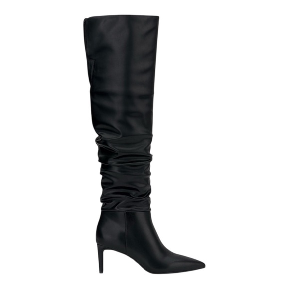 I.N.C. International Womens Damoni Mid-Heel Over-the knee boots Black Smooth - Picture 3 of 4